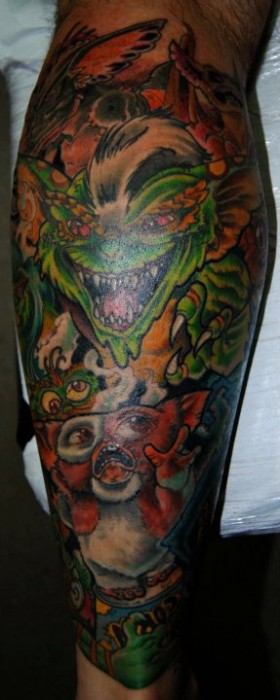 Tatuaje de los gremlins