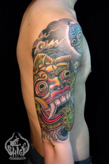 Tattoo de un ogro japonés