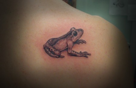 Tatuaje de una rana