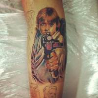 Tatuaje de Luke Skywalker