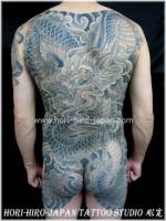 Tatuaje Dragón, espalda entera.