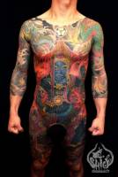 Tatuaje japonés de cuerpo entero de un ogro