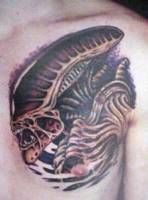 Tatuaje de Alien