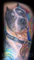 Tatuaje de un gran perro