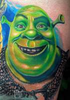 Tatuaje de la película de Shrek