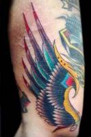 Tatuaje de una ala