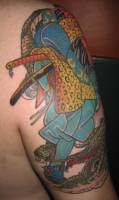 Tatuaje de un samurai