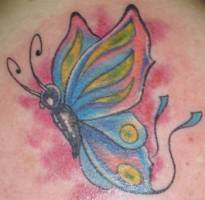 Tattoo de una mariposa
