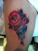 Tatuaje de un ramo de rosas