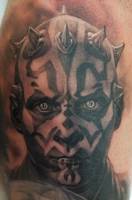 Tatuaje de un Sith de Star Wars