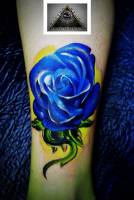 Tatuaje de una Rosa a color