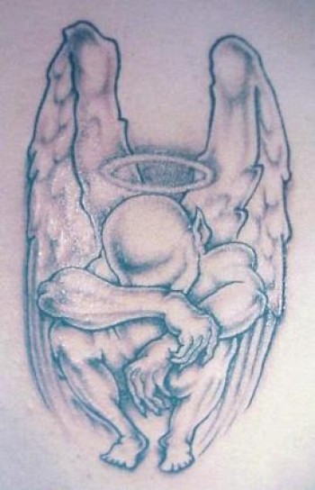 Tatuaje de un demonio ángel