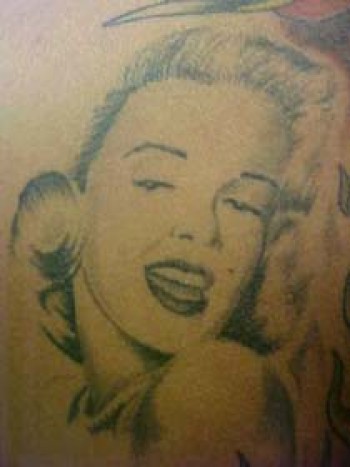 Tatuaje de Marilyn Monroe 