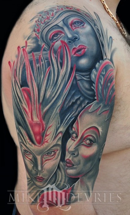 Tatuaje inspirado en el Cirque du Soleil