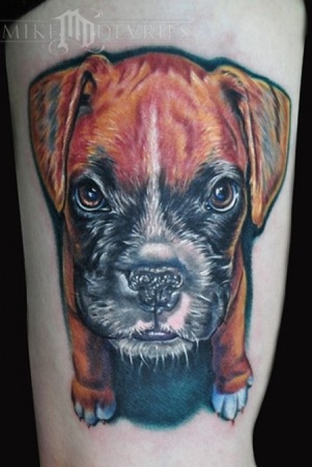 Tatuaje de un perrito