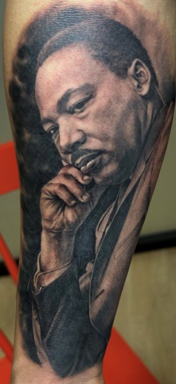 Tatuaje de Martin Luther King