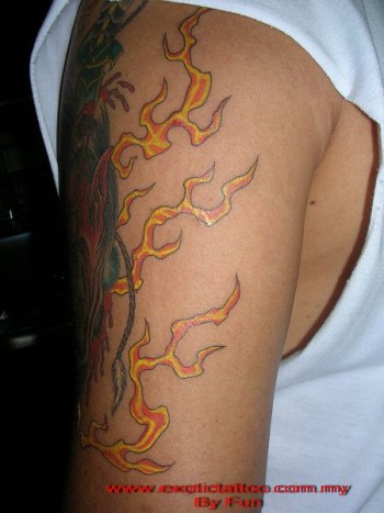 Tatuaje de rayos
