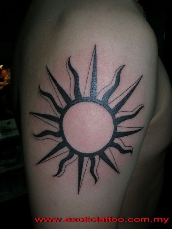 Tatuaje de el sol