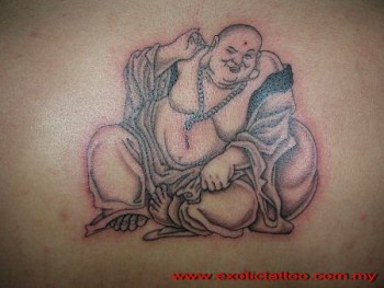 Tatuaje de un monje budista