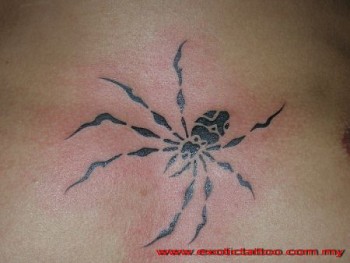 Tatuaje de una araña
