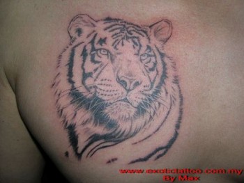 Tatuaje de un tigre
