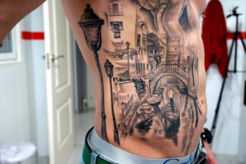 Tattoo de la ciudad de venecia