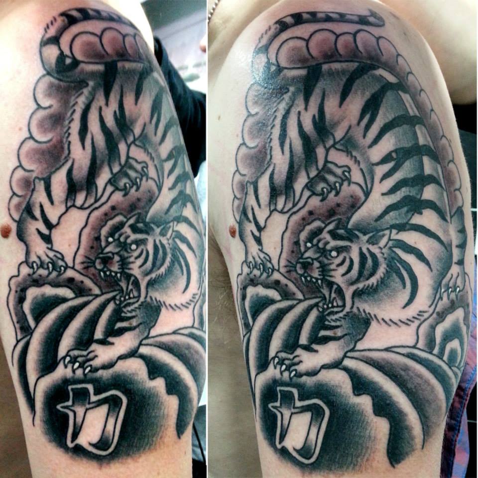 Tatuaje de un tigre
