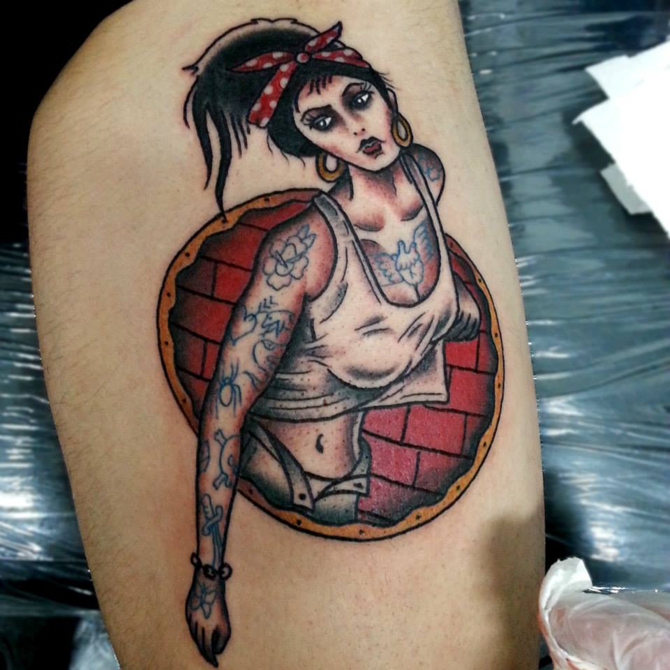 Tatuaje de una chica tatuada