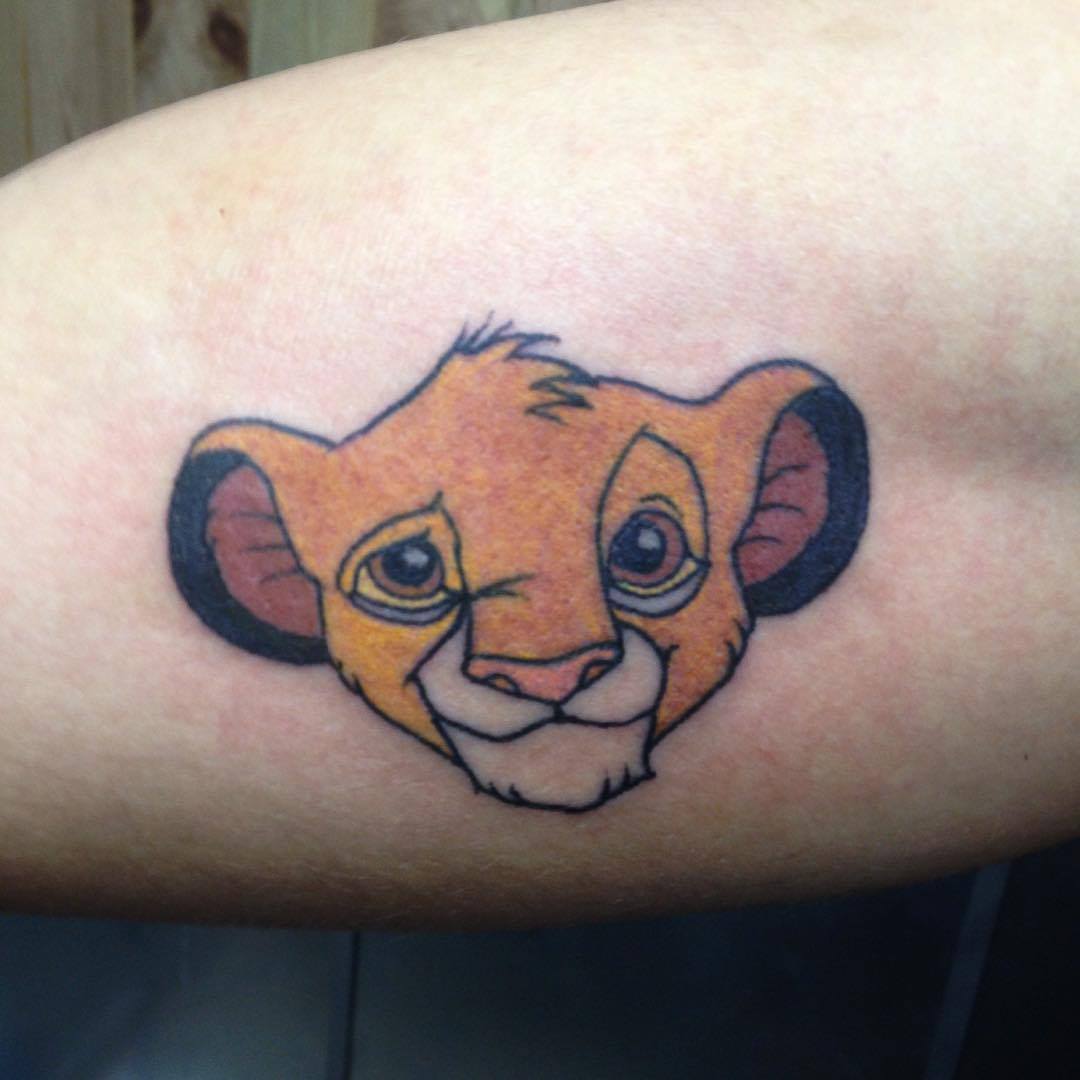 Tatuaje de Simba el Rey León