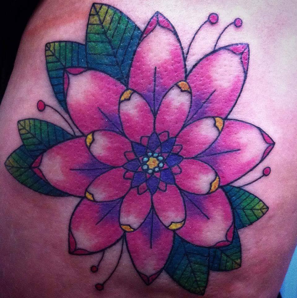 Tattoo de una flor 