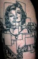 Tatuaje de Marilyn Monroe