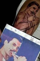 Tatuaje de Freddie Mercury