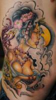 Tattoo de una geisha muy hermosa