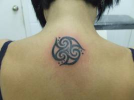 Tatuaje del trisquel, simbolo celta