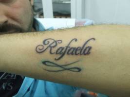 Tatuaje del nombre Rafaela