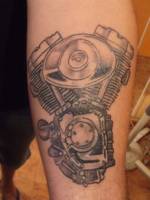 Tatuaje de un motor