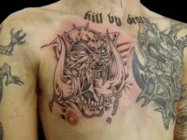Tatuaje de la calavera de Motörhead