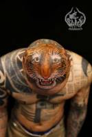 Tatuaje de cabeza de tigre