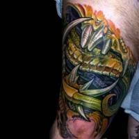 Tatuaje de piel extraterrestre