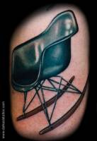 Tatuaje de una silla