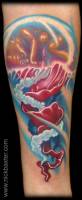 Tatuaje de una medusa