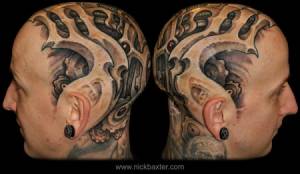 Tatuaje en la cabeza, una funda alienígena