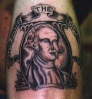 Tatuaje de George Washington