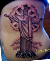 Tatuaje del Cristo de Corcovado de Rio de Janeiro