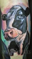 Tatuaje de una vaca