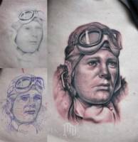 Tatuaje de un Aviador
