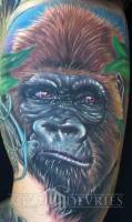 Tatuaje de un gorila