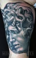 Tatuaje de Medusa, ser mitológico