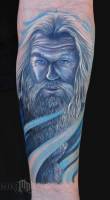 Tatuaje de un dios nordico