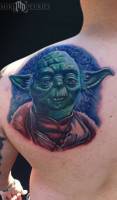 Tatuaje de Yoda de Star Wars